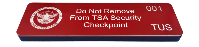 Secondary TSA Indicator Tag